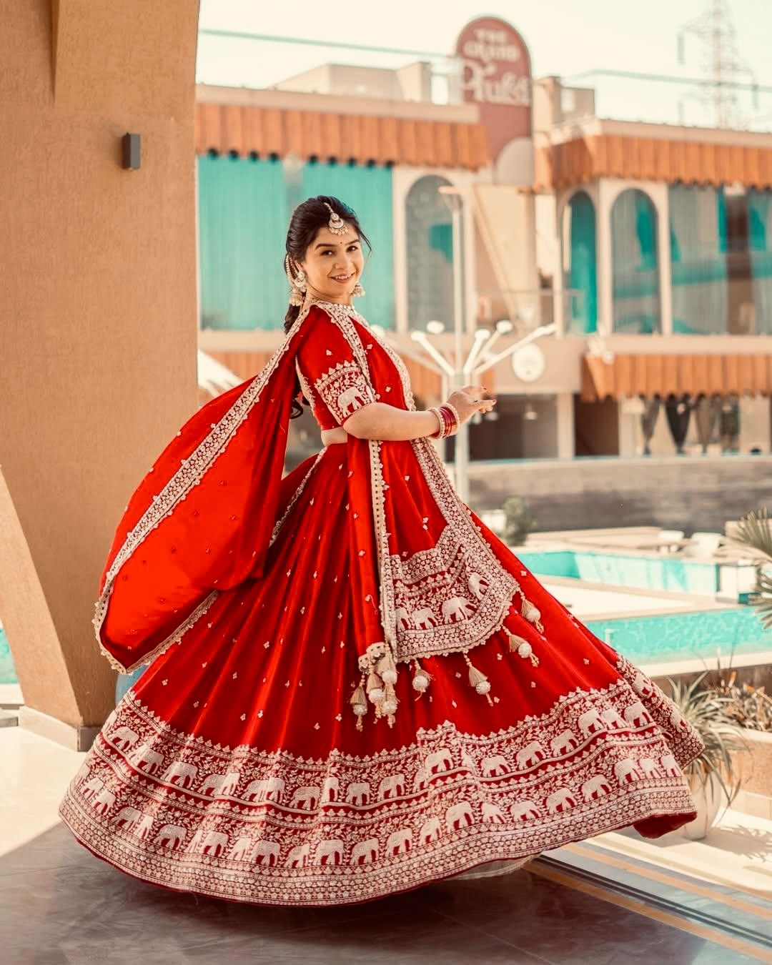 Devi Darpan Navratri Lehenga Choli