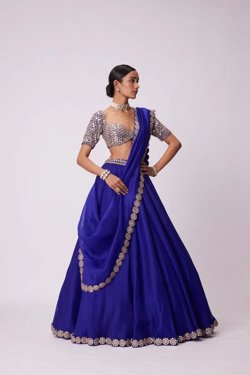 Zarqa Zewar Lehenga Choli
