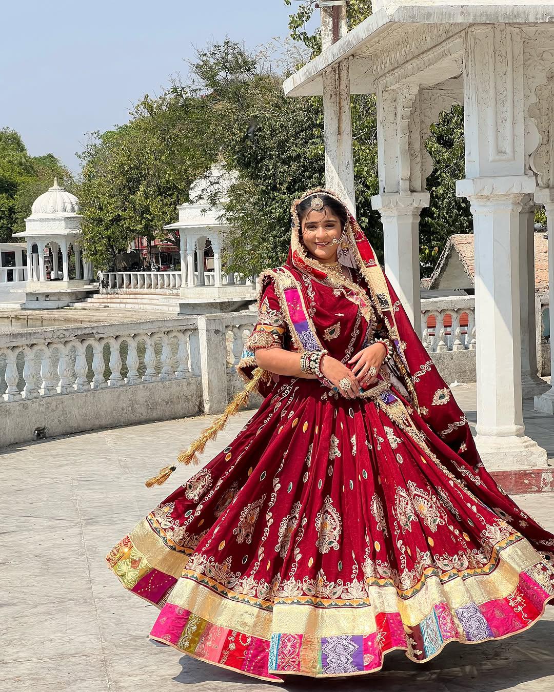 Jodhpuri Jalwa Navratri Lehenga Choli