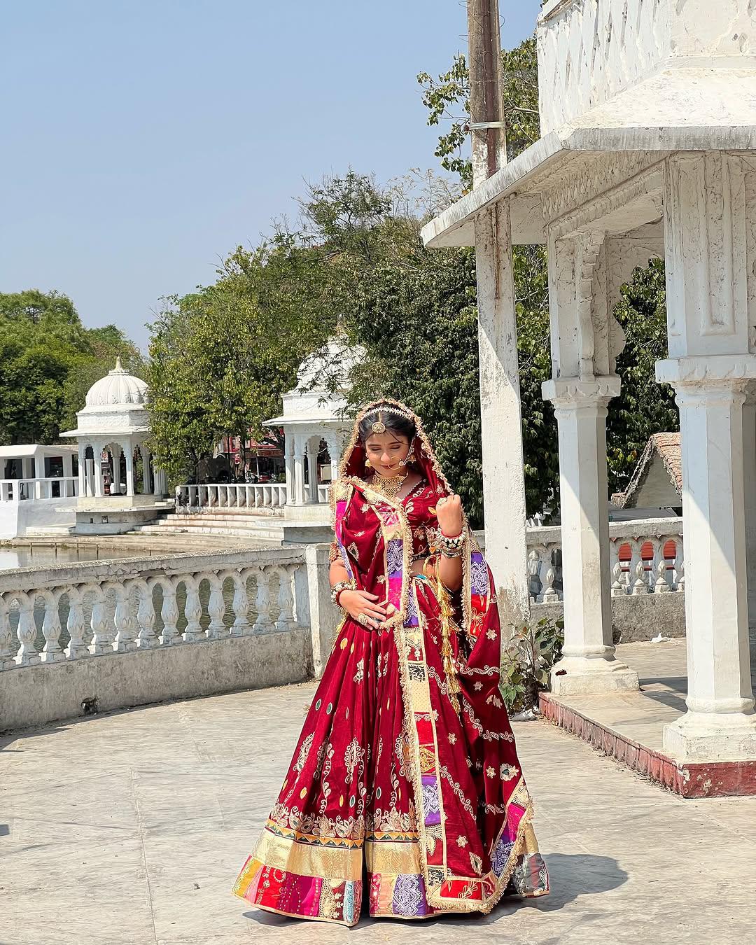 Jodhpuri Jalwa Navratri Lehenga Choli
