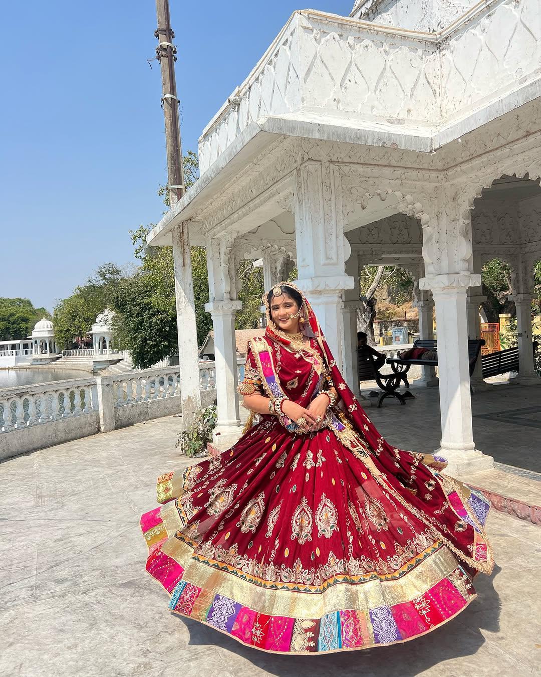 Jodhpuri Jalwa Navratri Lehenga Choli