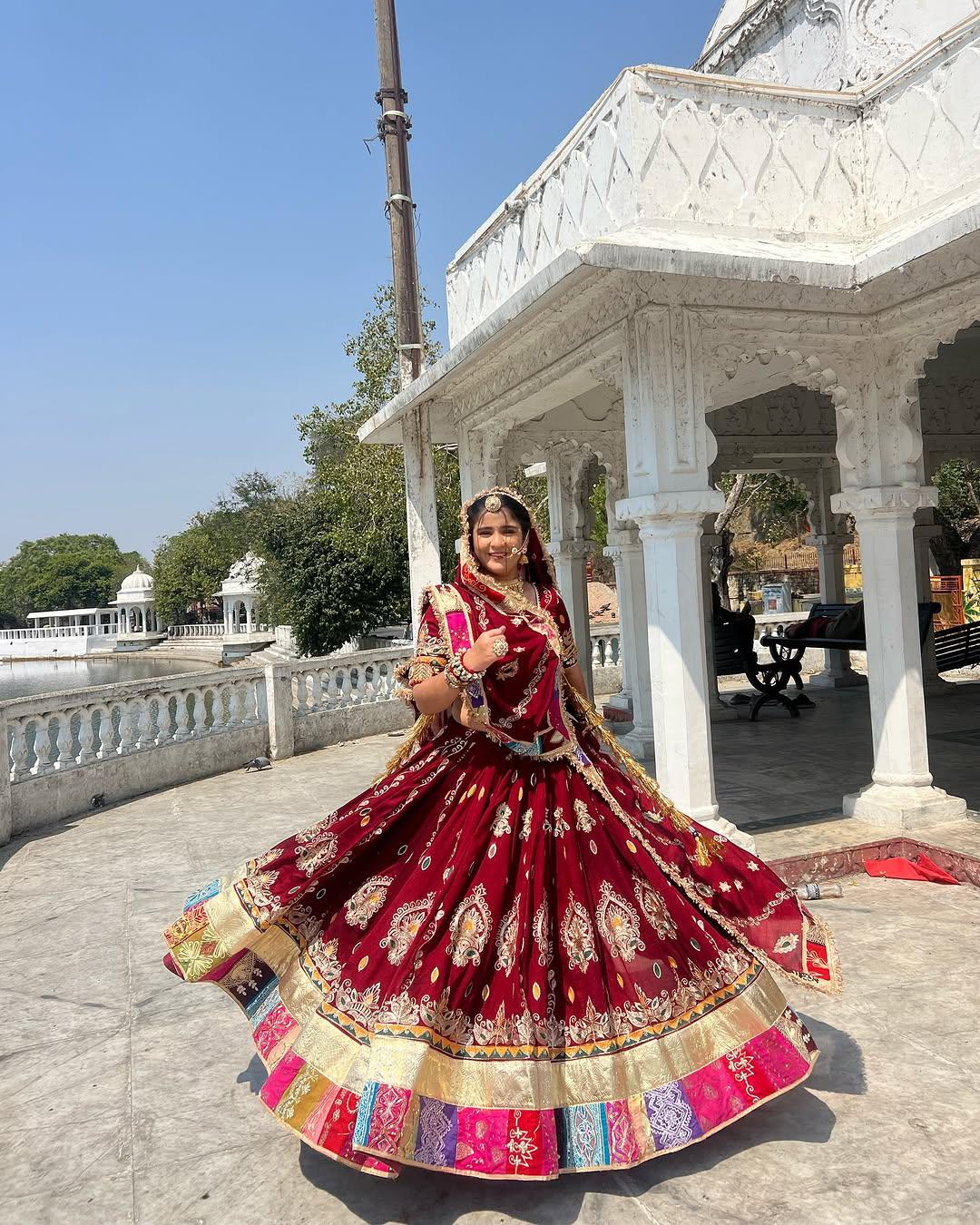 Jodhpuri Jalwa Navratri Lehenga Choli
