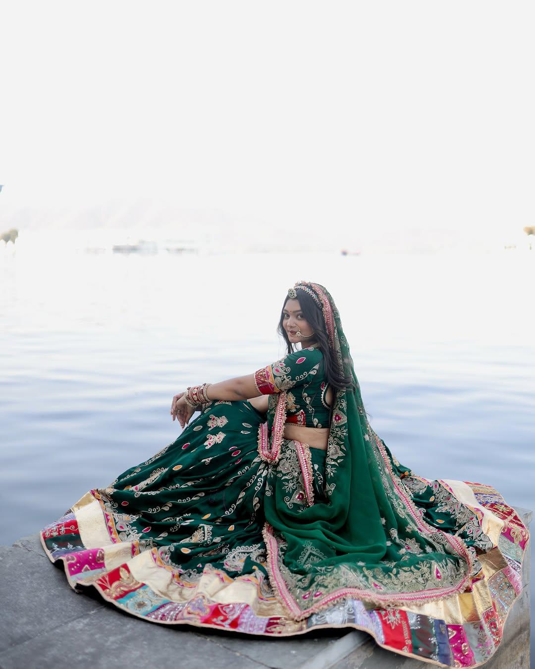Jodhpuri Jalwa Navratri Lehenga Choli