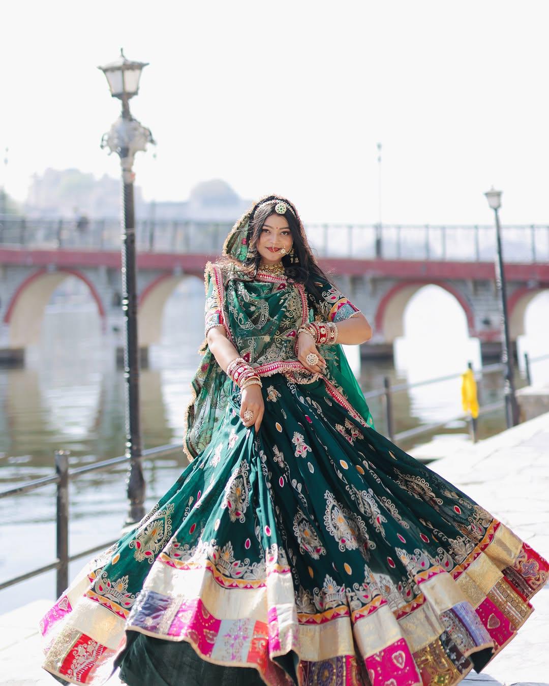 Jodhpuri Jalwa Navratri Lehenga Choli