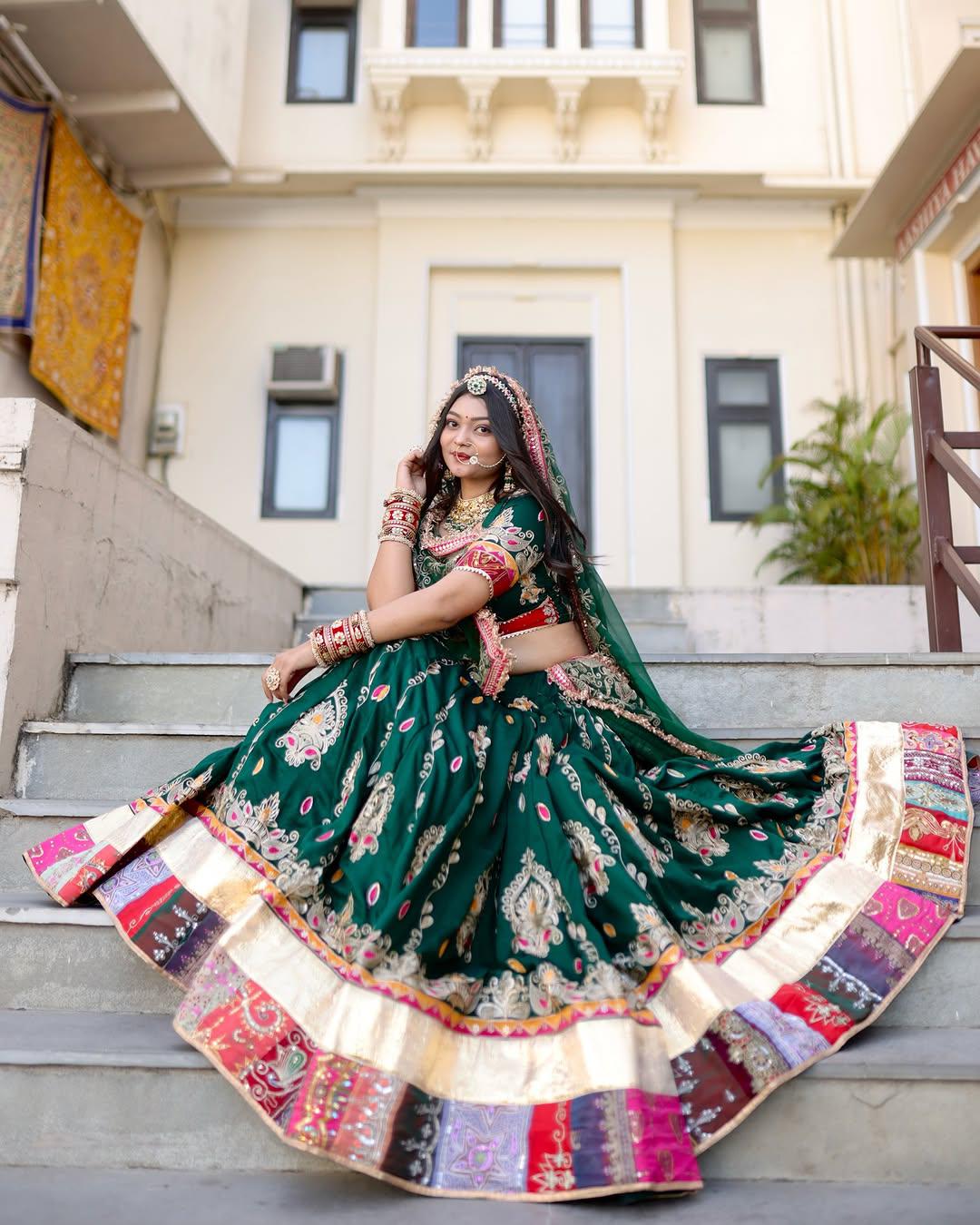 Jodhpuri Jalwa Navratri Lehenga Choli