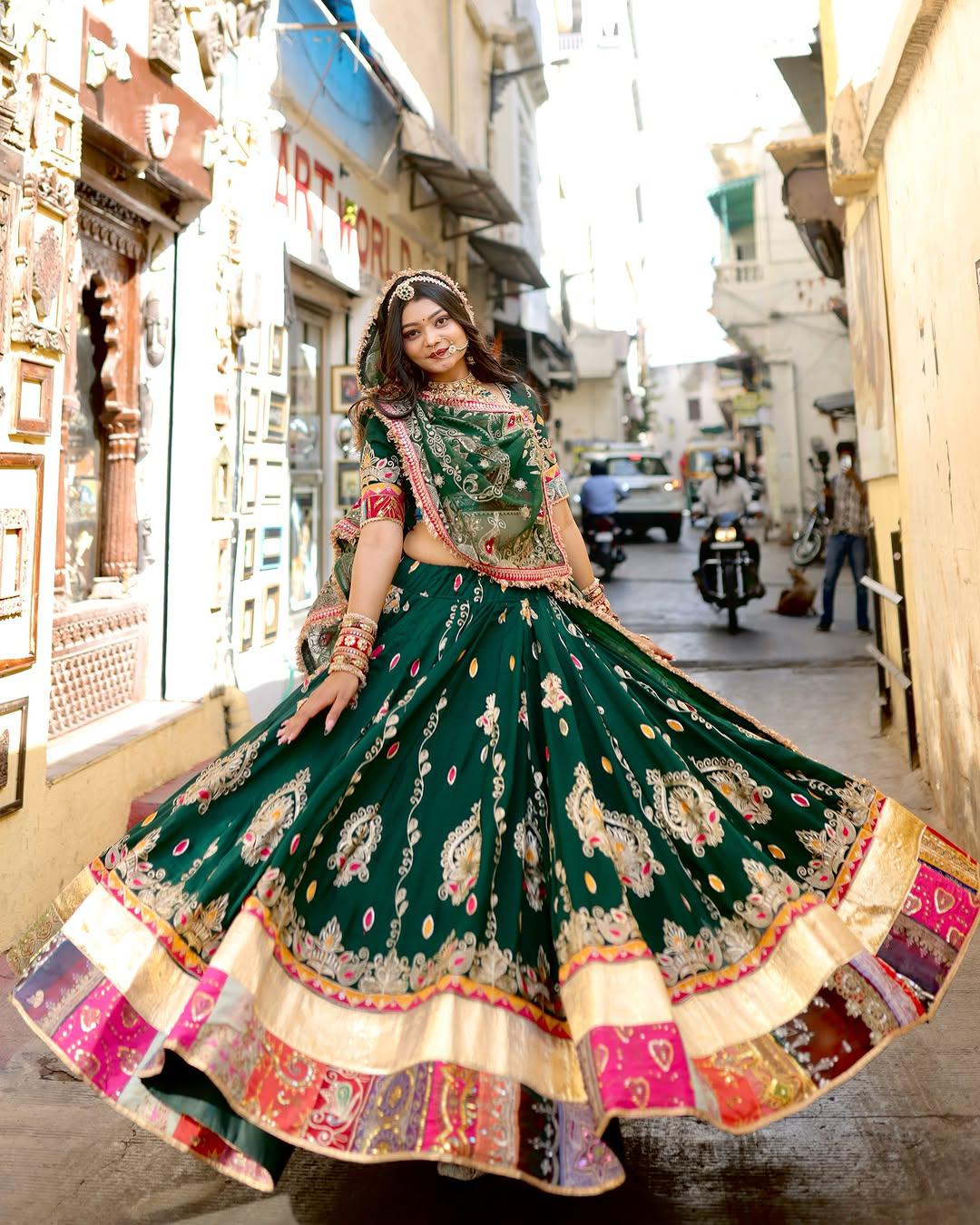 Jodhpuri Jalwa Navratri Lehenga Choli