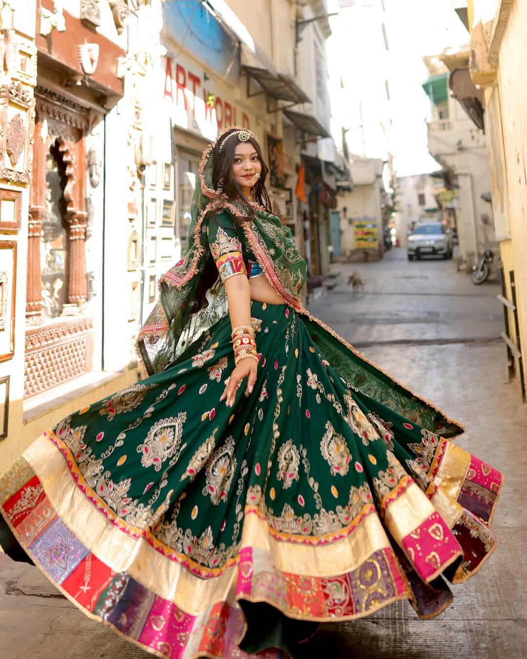 Jodhpuri Jalwa Navratri Lehenga Choli