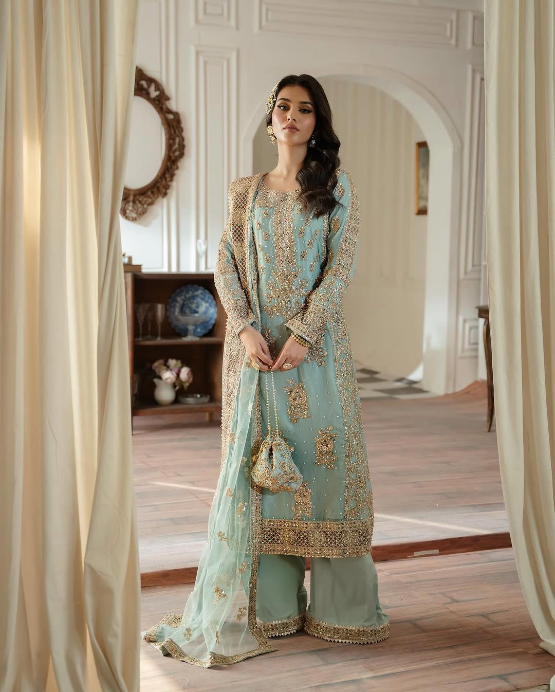 Saanjh Sparkle Salwar Suit
