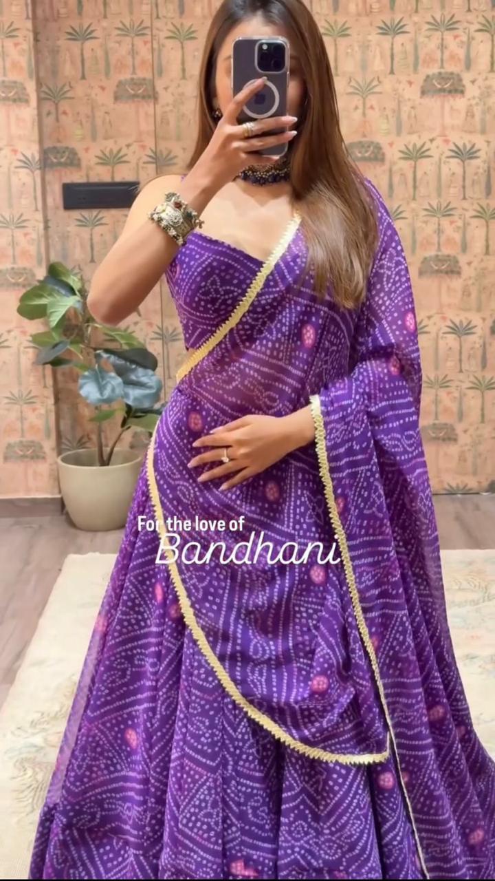Dholida Chakra Choli Navratri Lehenga Choli