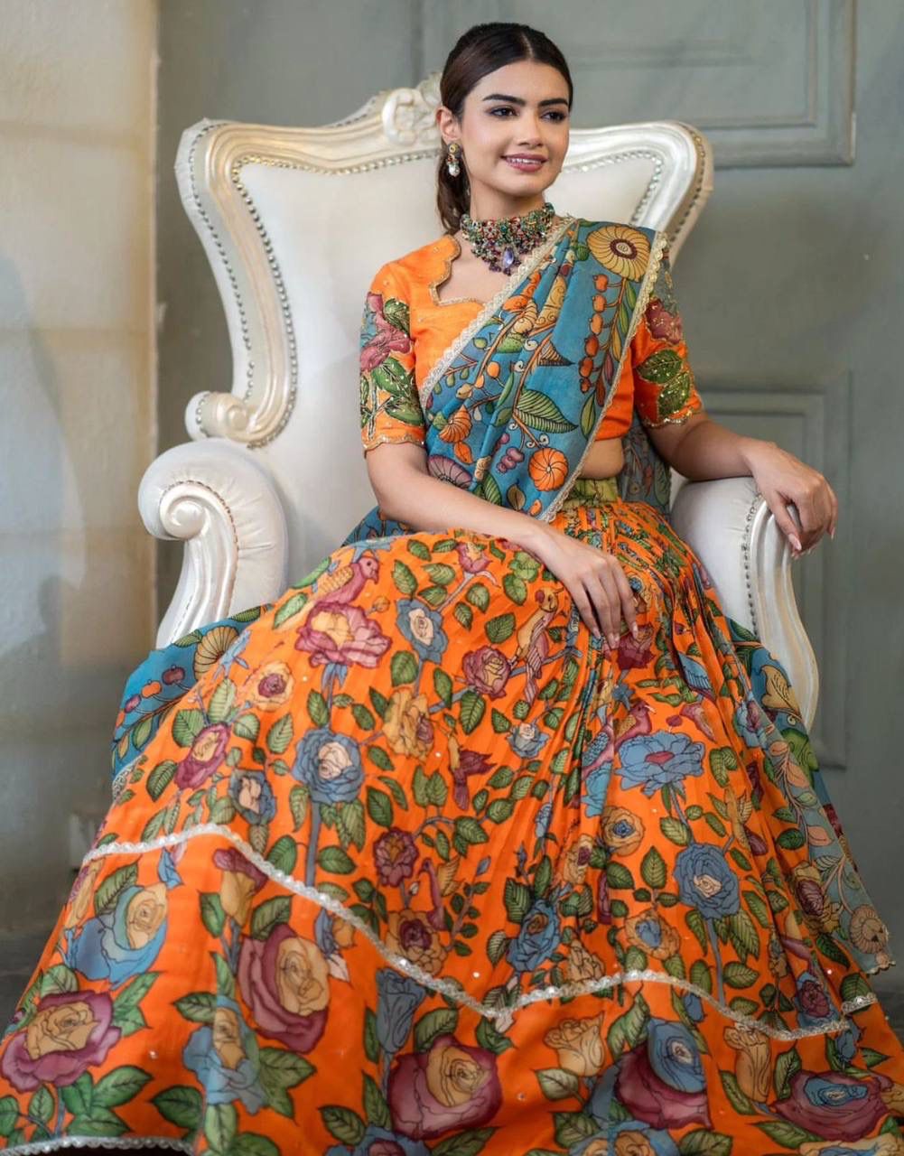 Leheriya Raas Navratri Lehenga Choli
