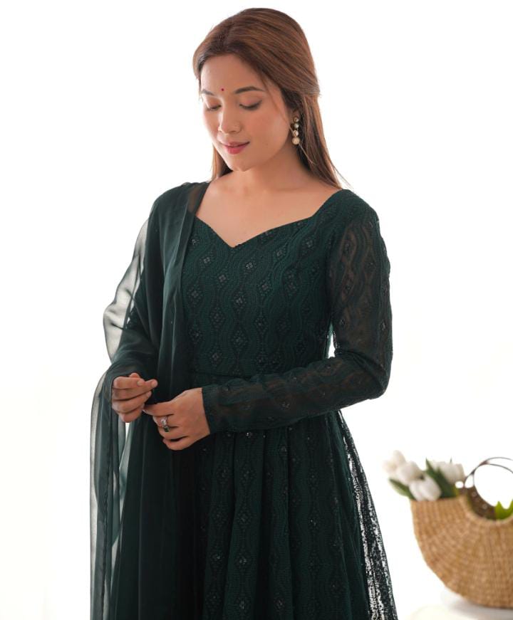Nilofer Nazaakat Anarkali Set