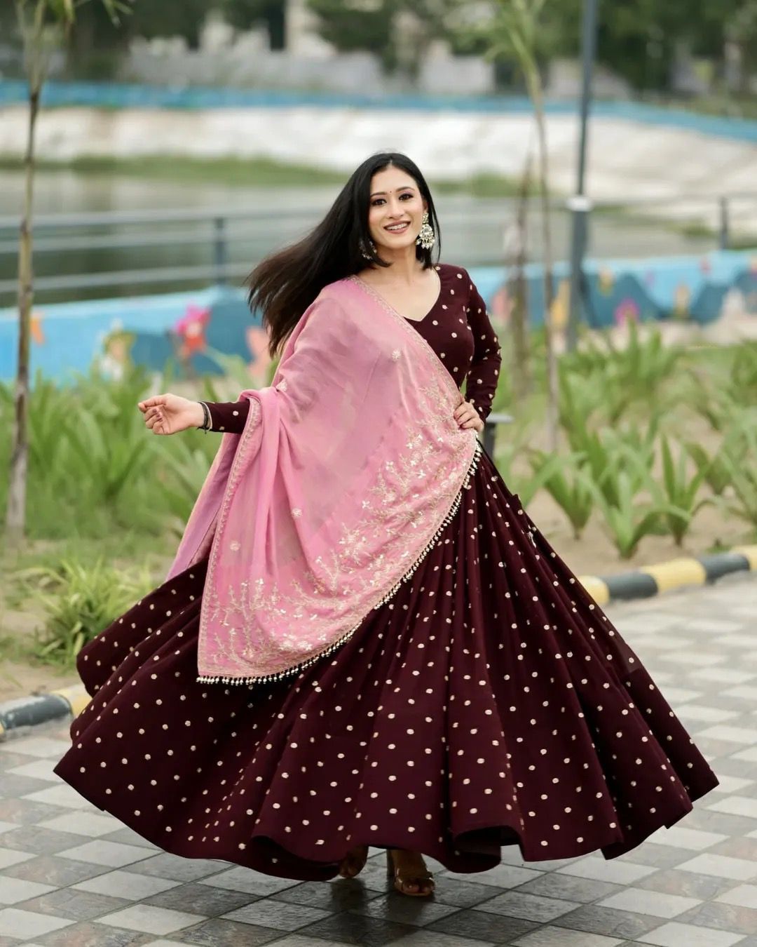 Reyaah Style Rayon Navratri Lehenga Choli