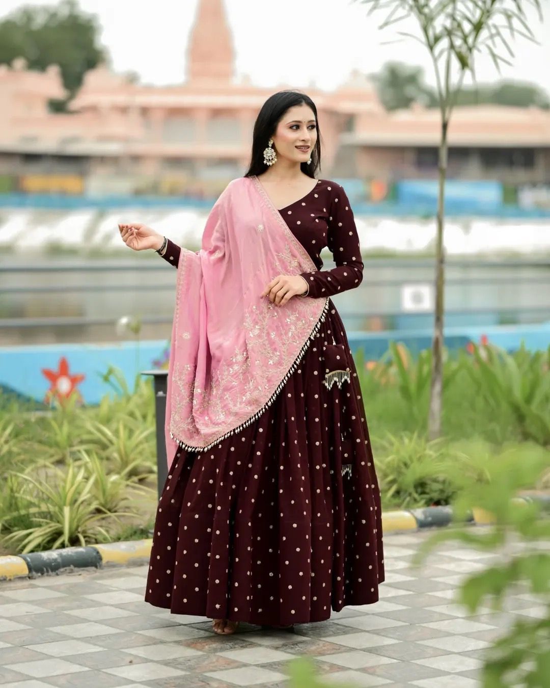 Reyaah Style Rayon Navratri Lehenga Choli