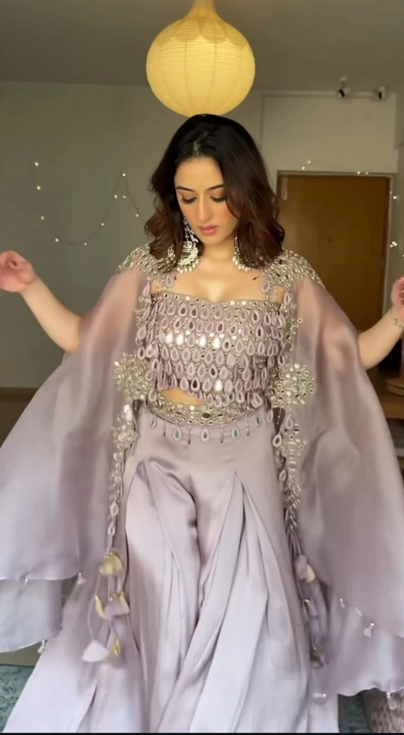 Lavender Dream Indo Western