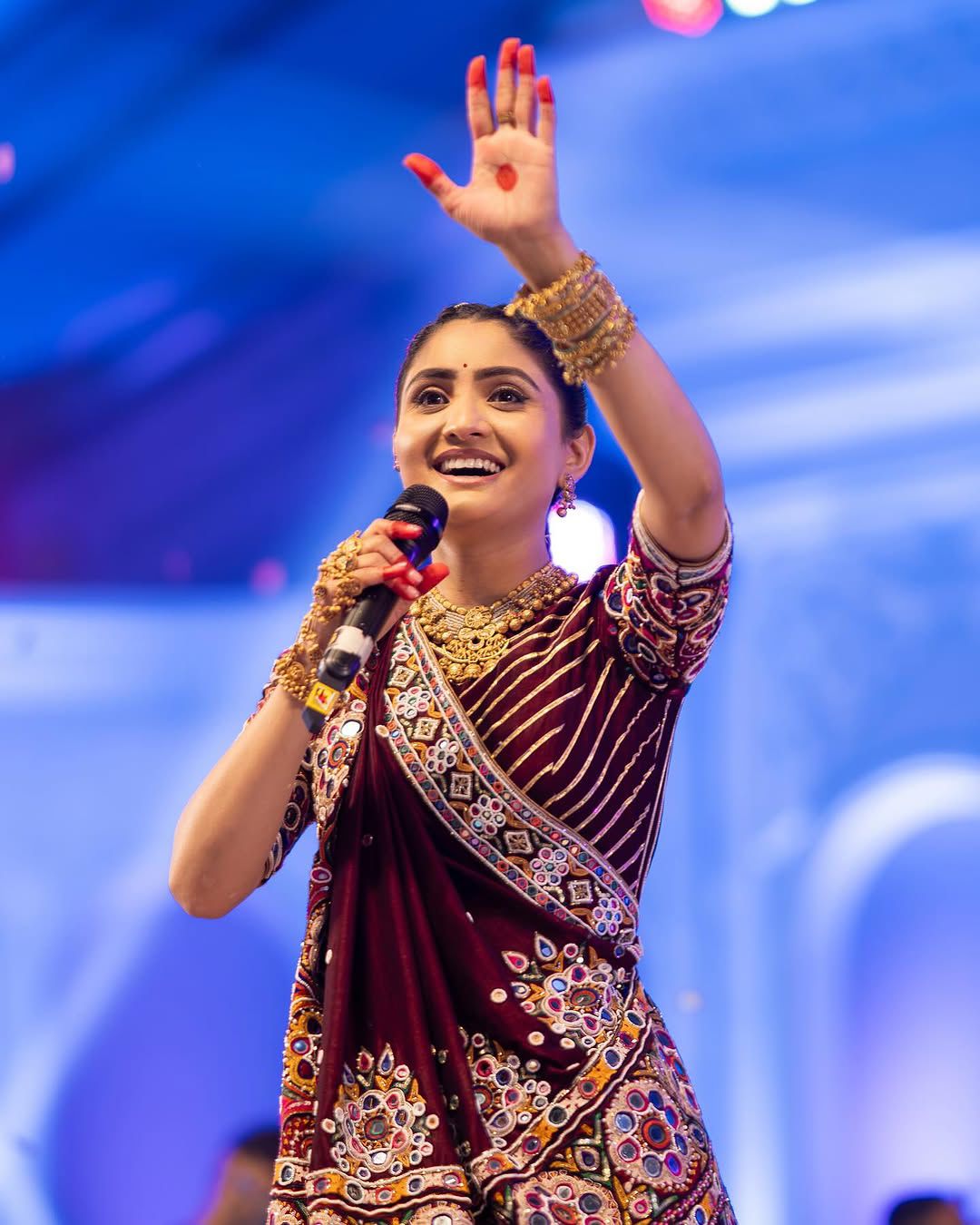 Ajrakh Aura Navratri Lehenga Choli