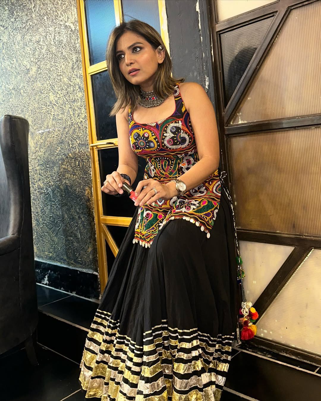 Gamthi Styles Navratri Lehenga Choli