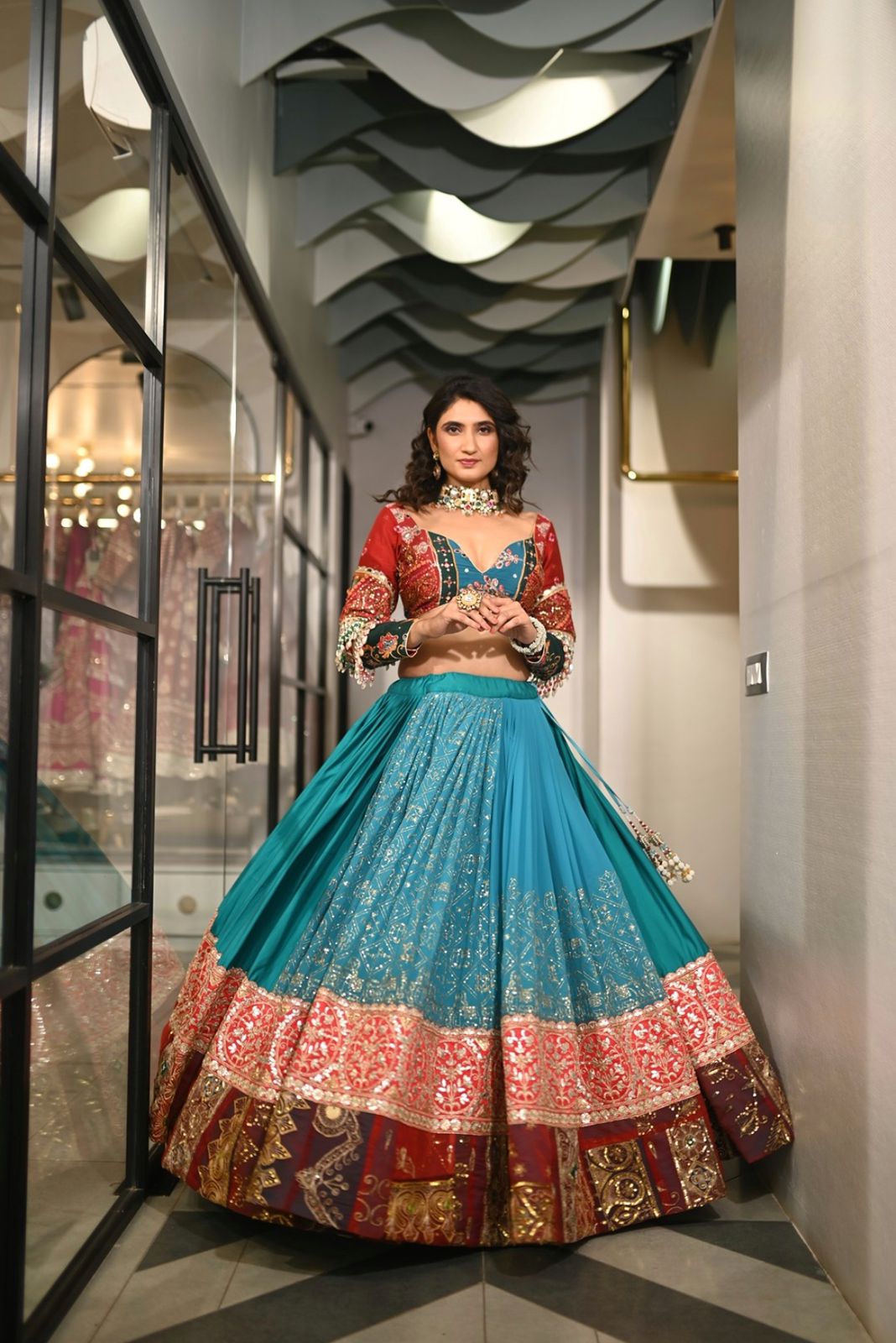 Ghaghra Gatha Navratri Lehenga Choli