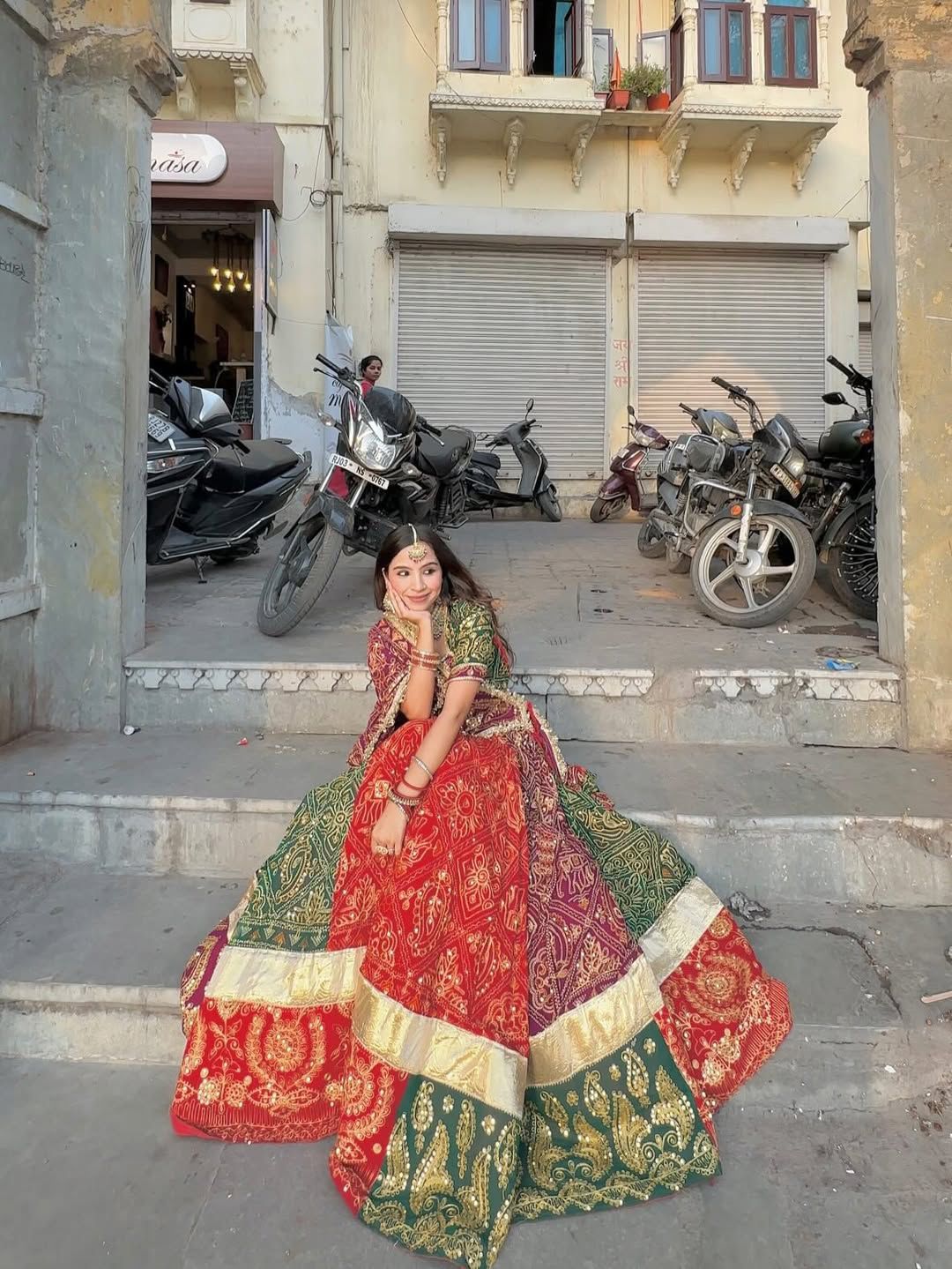 PopRaas FestoChic Navratri Lehenga Choli