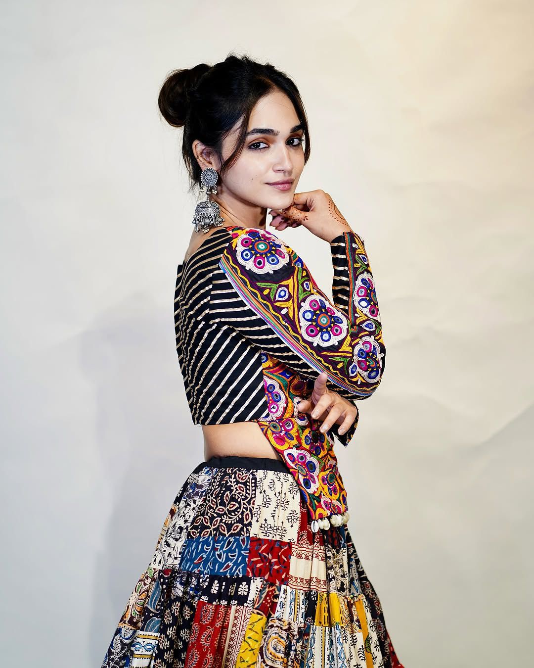 Trishakti Threads Navratri Lehenga Choli