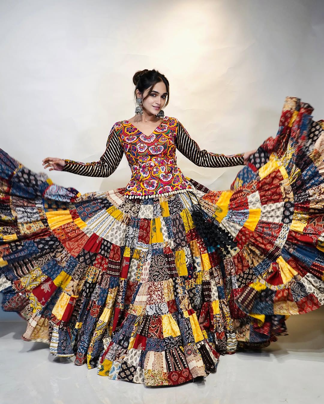 Trishakti Threads Navratri Lehenga Choli
