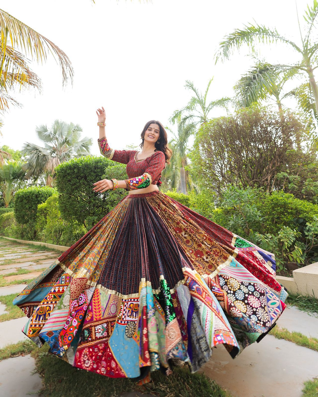 Pari Pankh Navratri Lehenga Choli