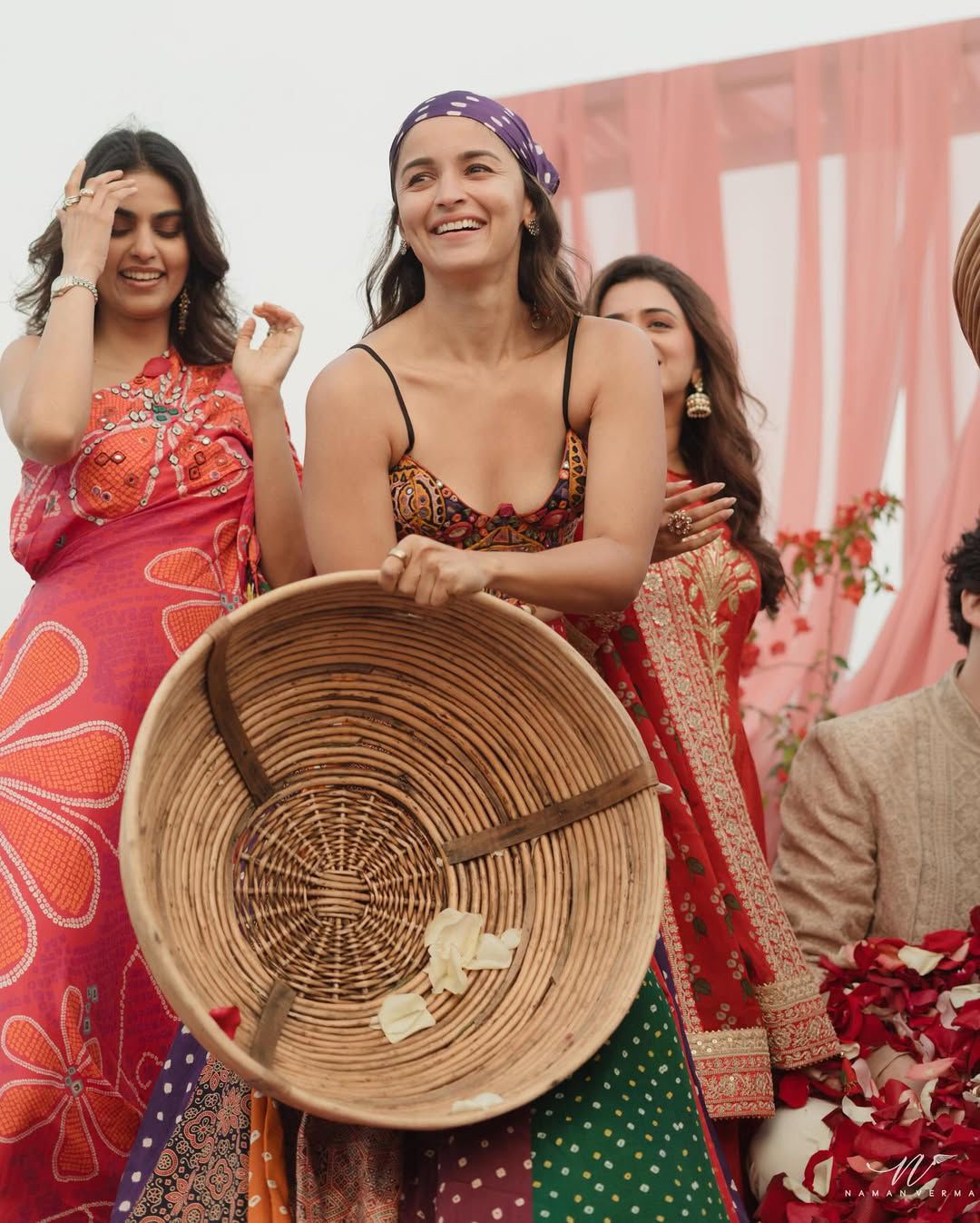 Alia Bhatt Bhandej Navratri Lehenga Choli