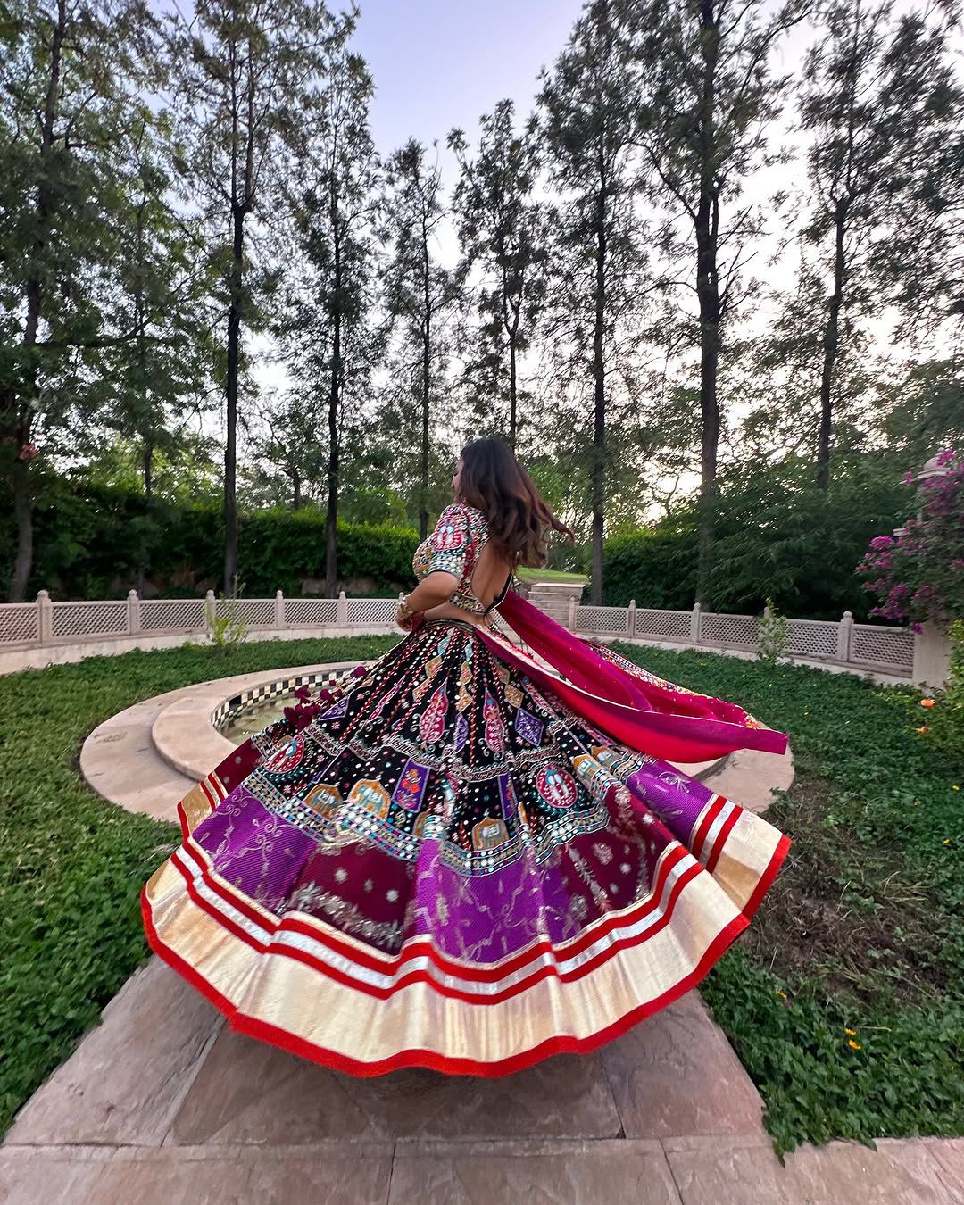 Rainbow Nihaar Navratri Lehenga Choli