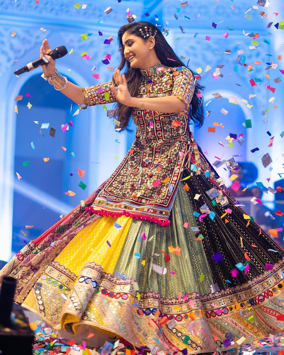 Taruni Twirl Navratri Lehenga Choli - Main Image