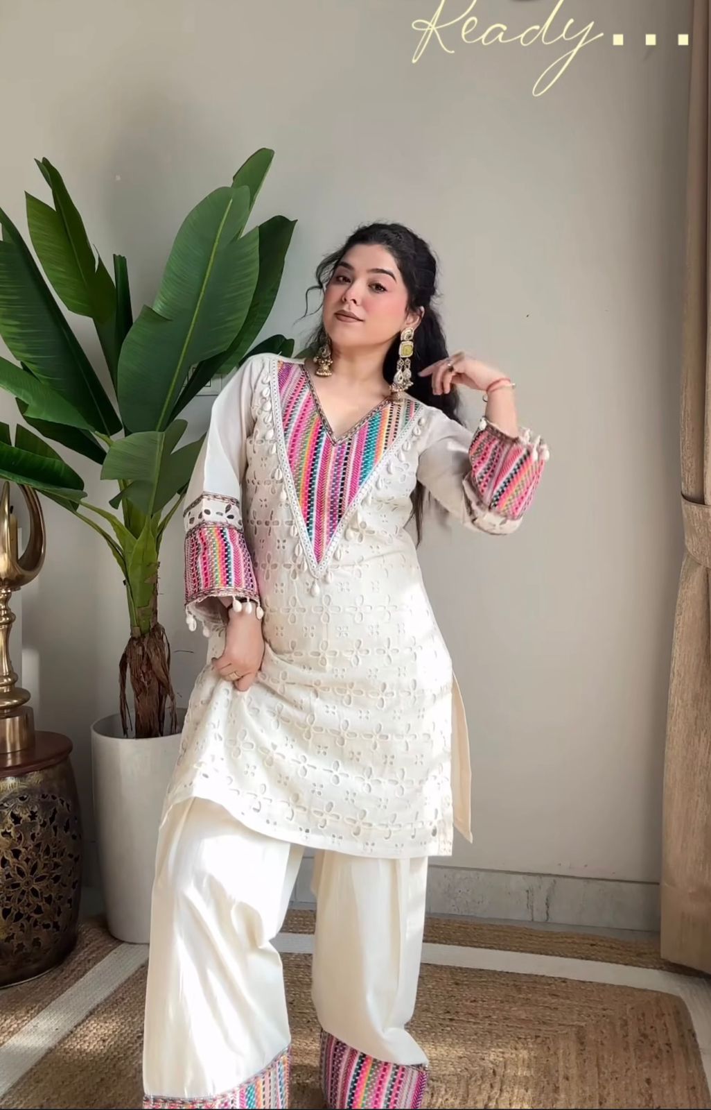 Suroor Threads Co-ord Set