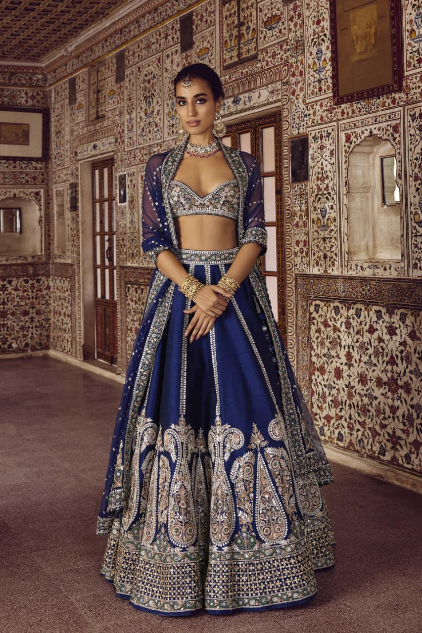 Vermilion Vistara Lehenga Choli