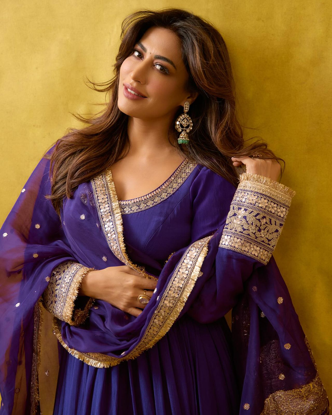 Chitrangda Inspried Gown With Dupatta