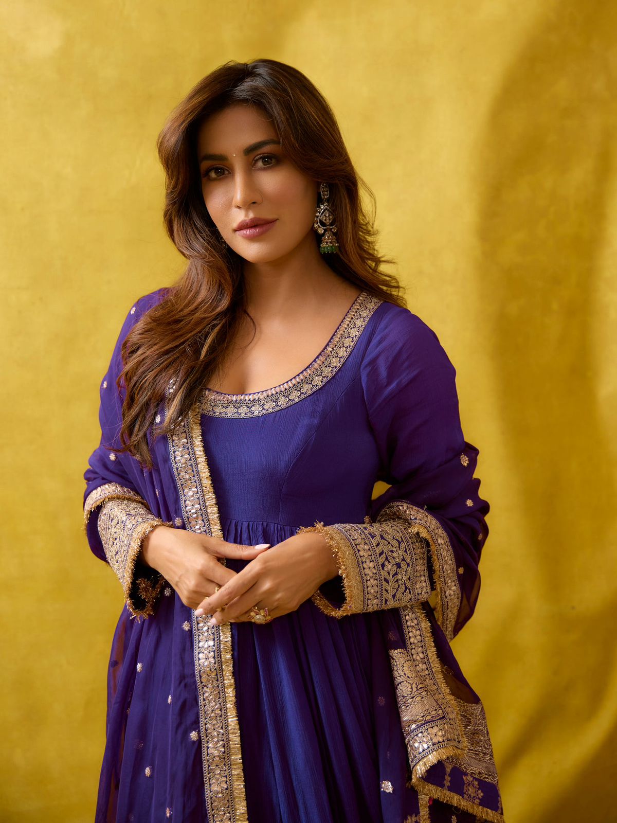 Chitrangda Inspried Gown With Dupatta