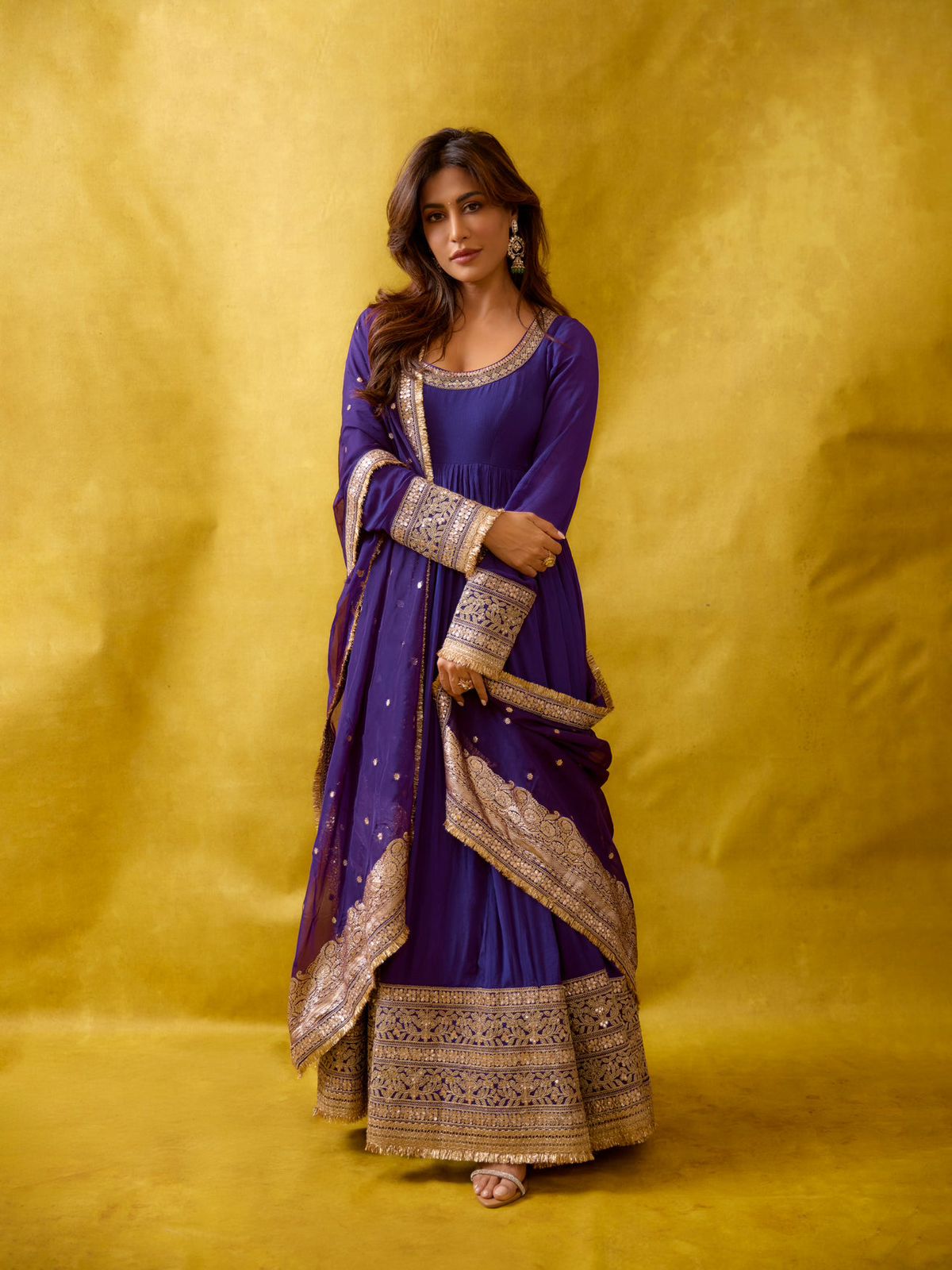 Chitrangda Inspried Gown With Dupatta