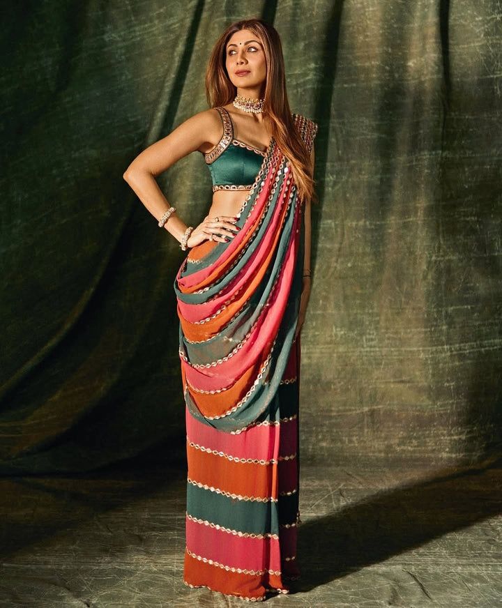 Shilpa Shetty Ready To wear Azra Aesthete Saree