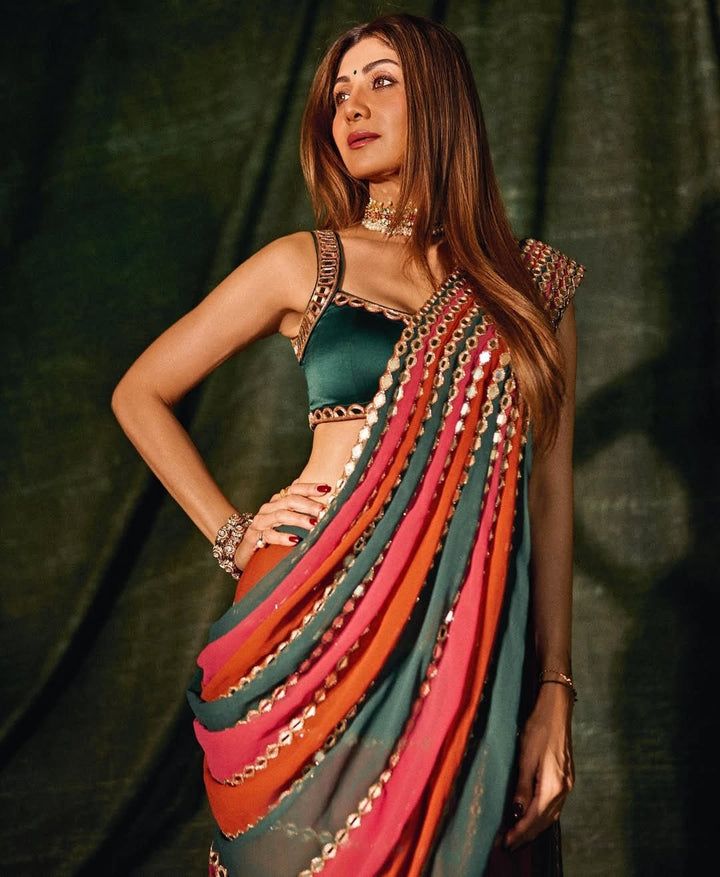 Shilpa Shetty Ready To wear Azra Aesthete Saree