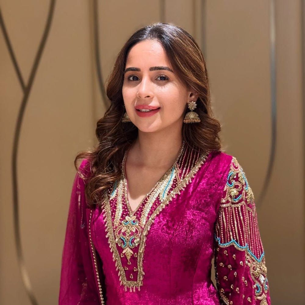 Meher Wine Velvet Salwar Suit