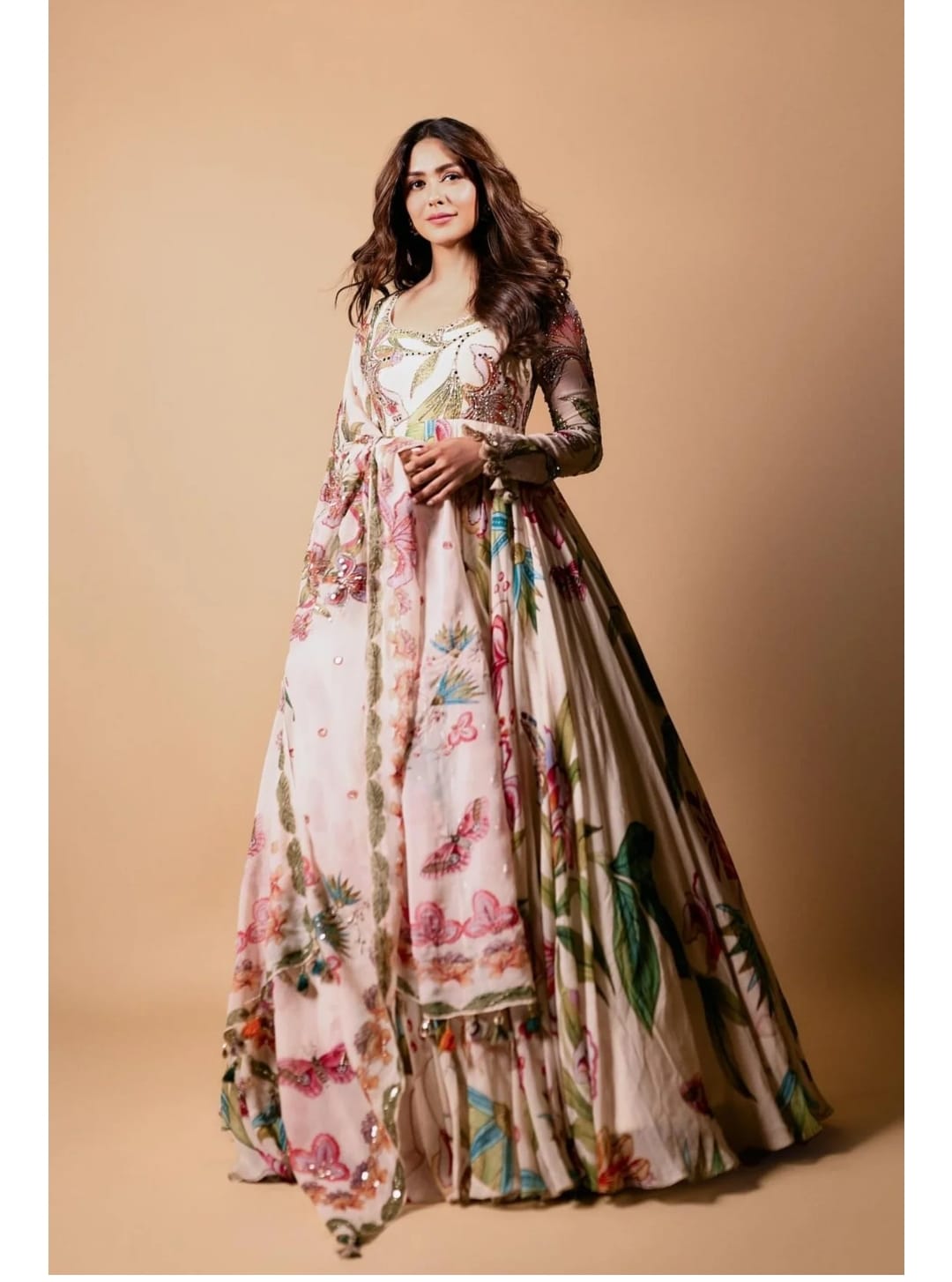 Sitara Oorja Gown With Dupatta