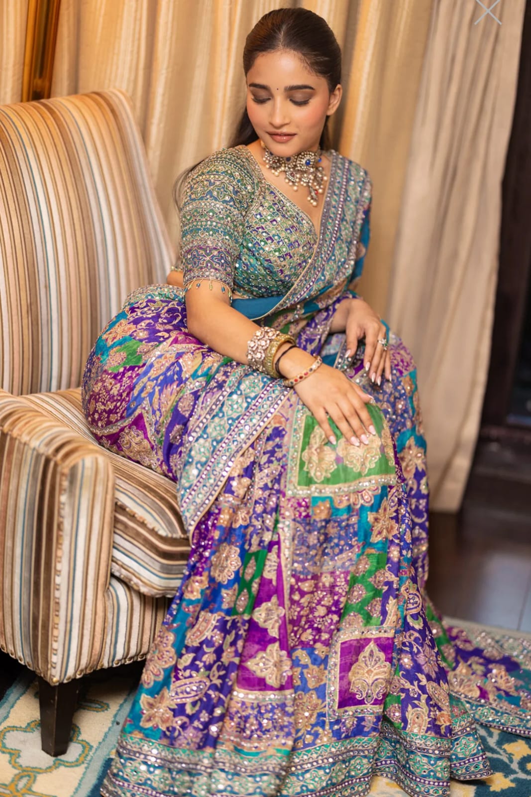 Peacock Parade Saree