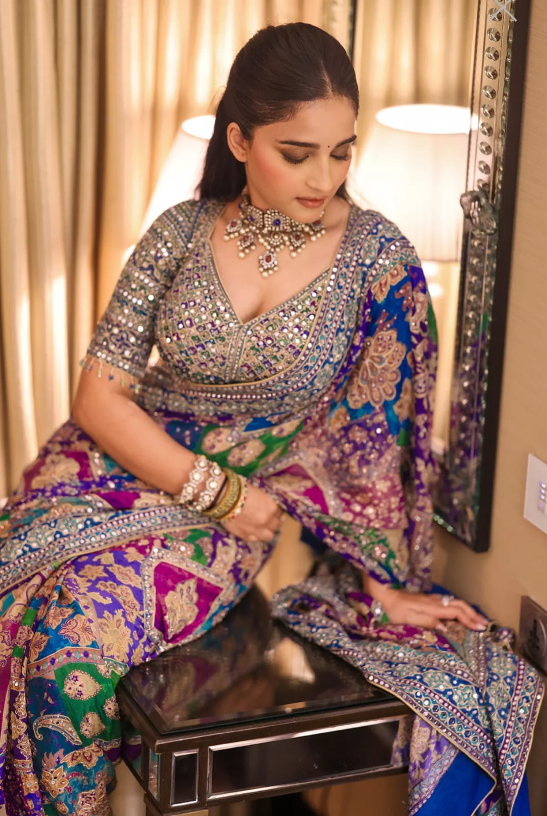 Peacock Parade Saree