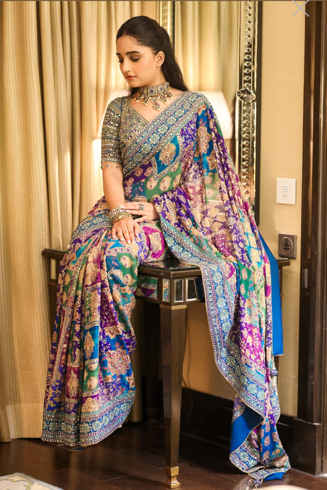 Peacock Parade Saree