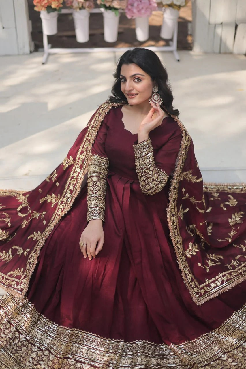 Manyata Premium Gown With Dupatta