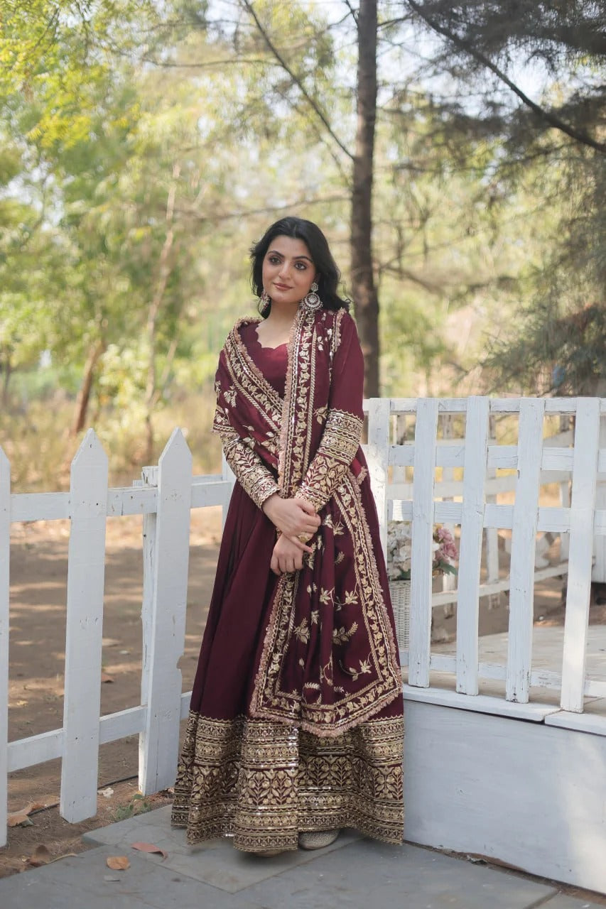 Manyata Premium Gown With Dupatta