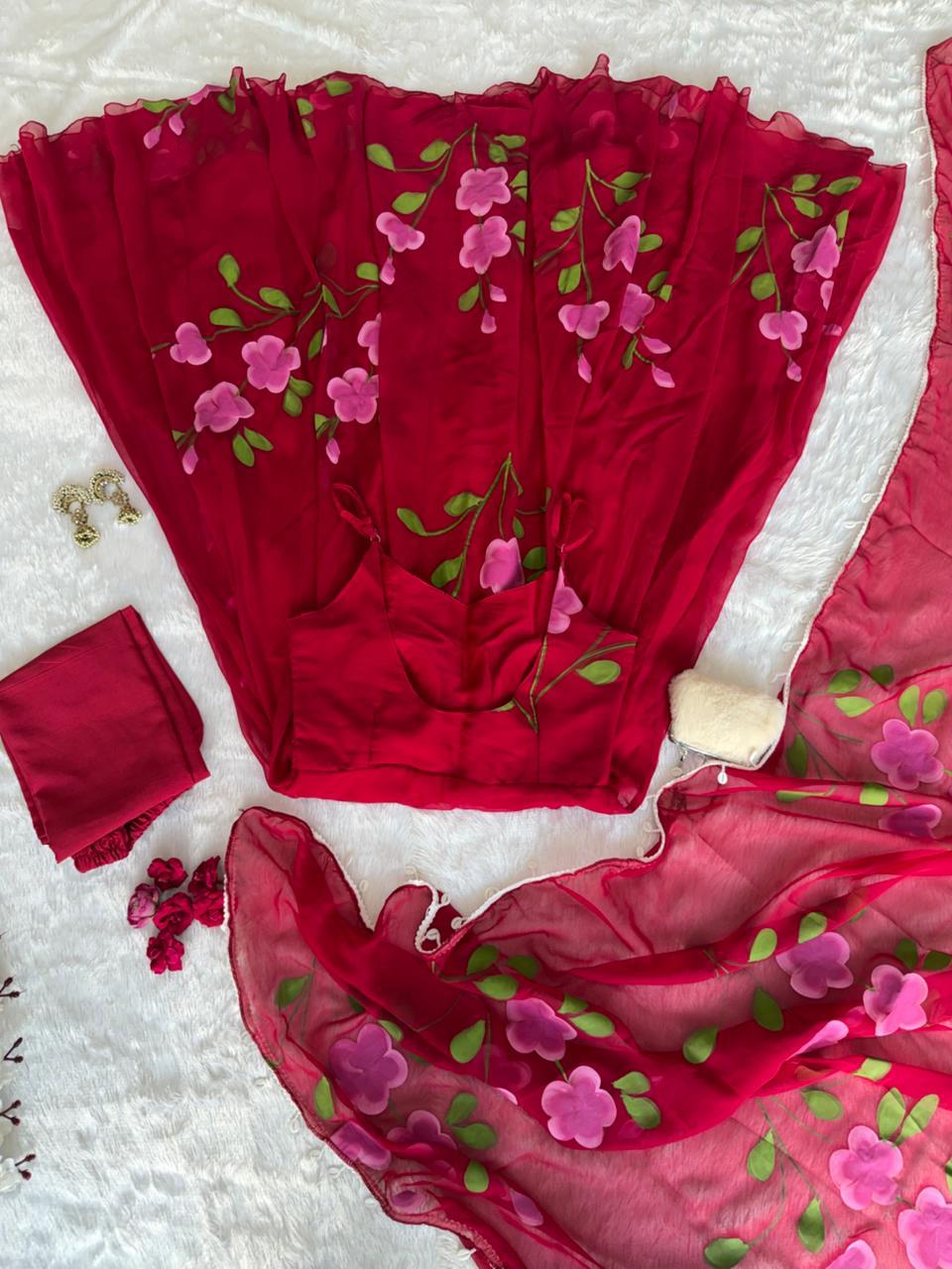 Aabshar Dream Anarkali Set (TOP QUALITY)