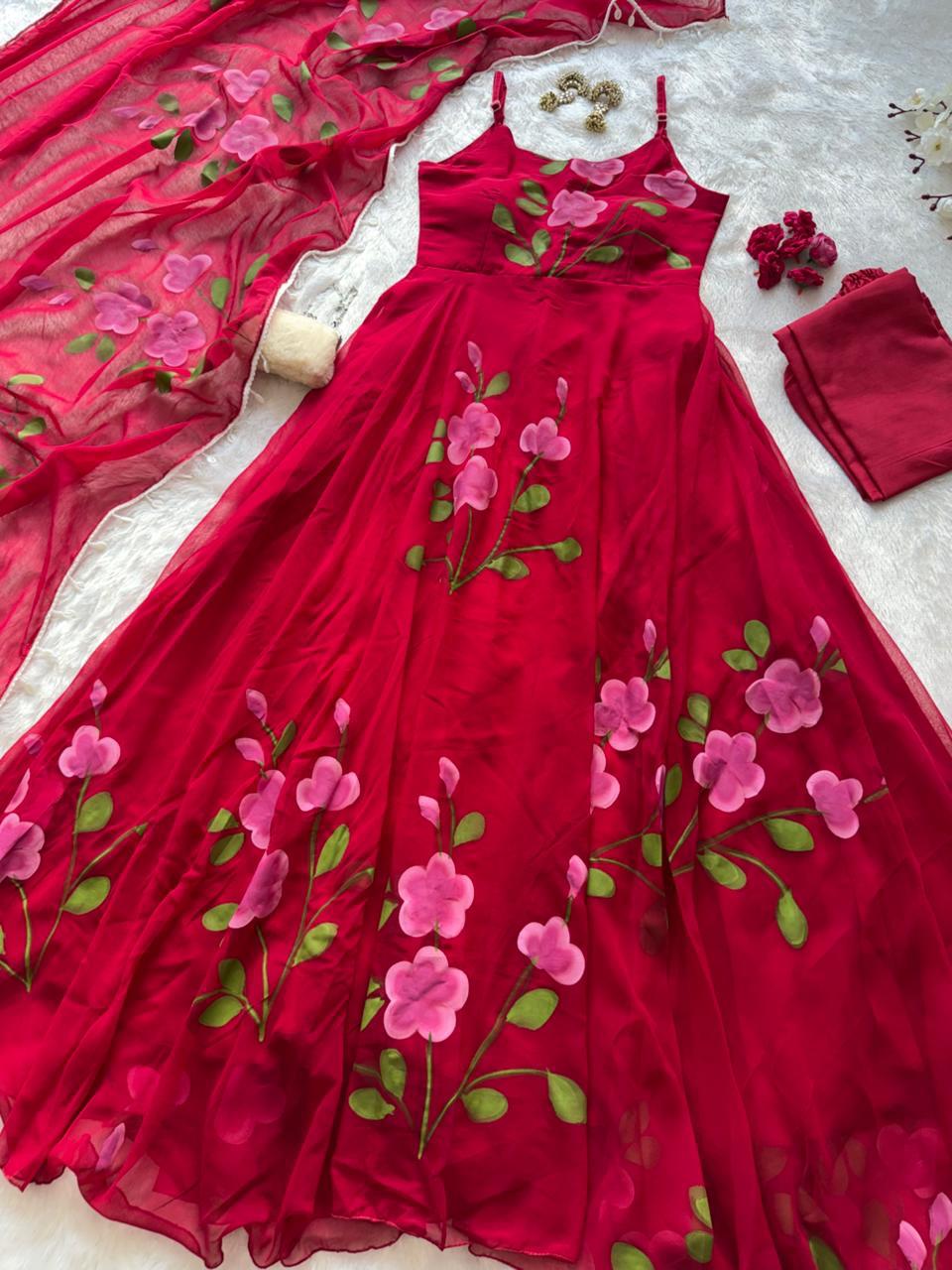 Aabshar Dream Anarkali Set (TOP QUALITY)