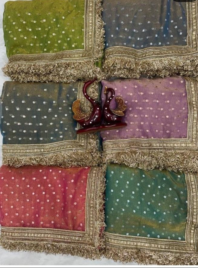 Aabroo Embroidered Saree
