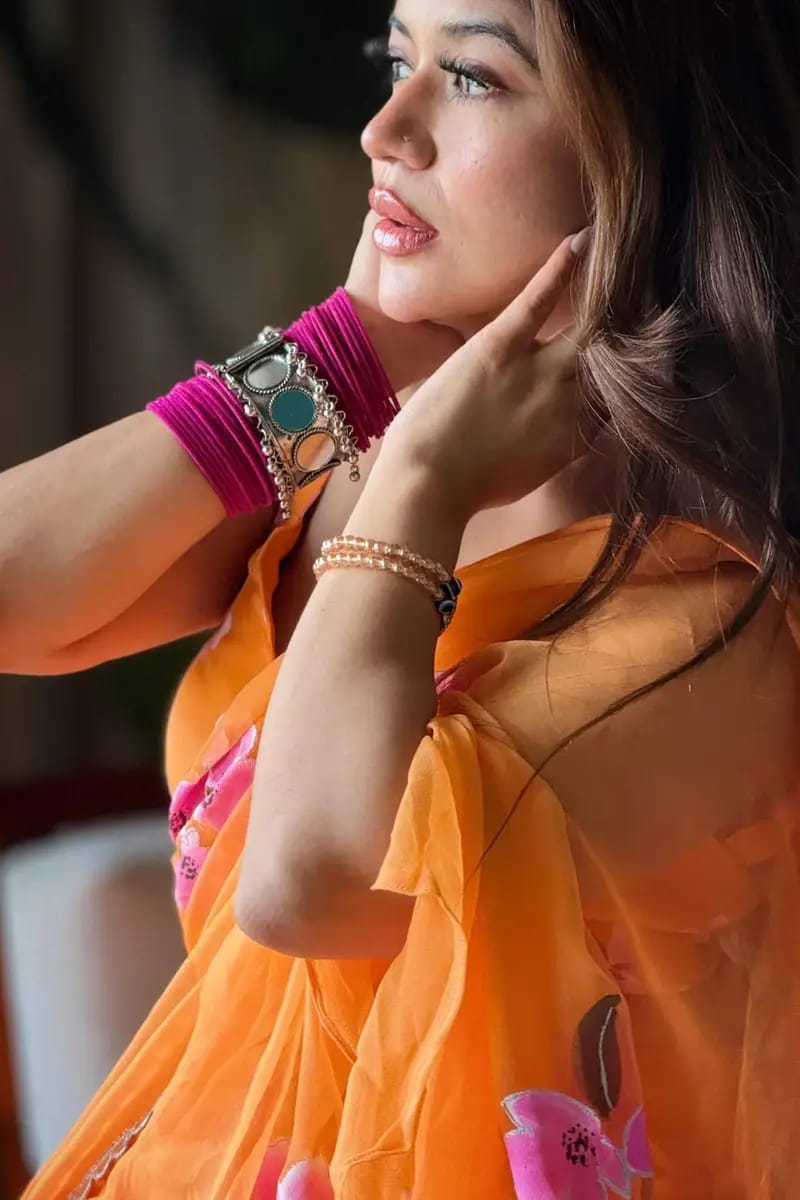 Noorani Threads Lehenga Saree