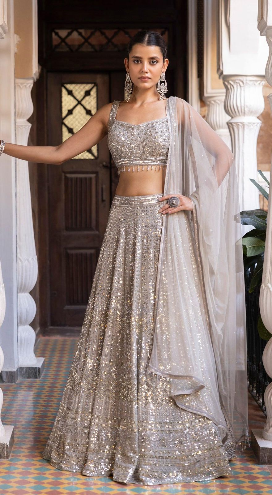 Moonstone Mist Lehenga Choli