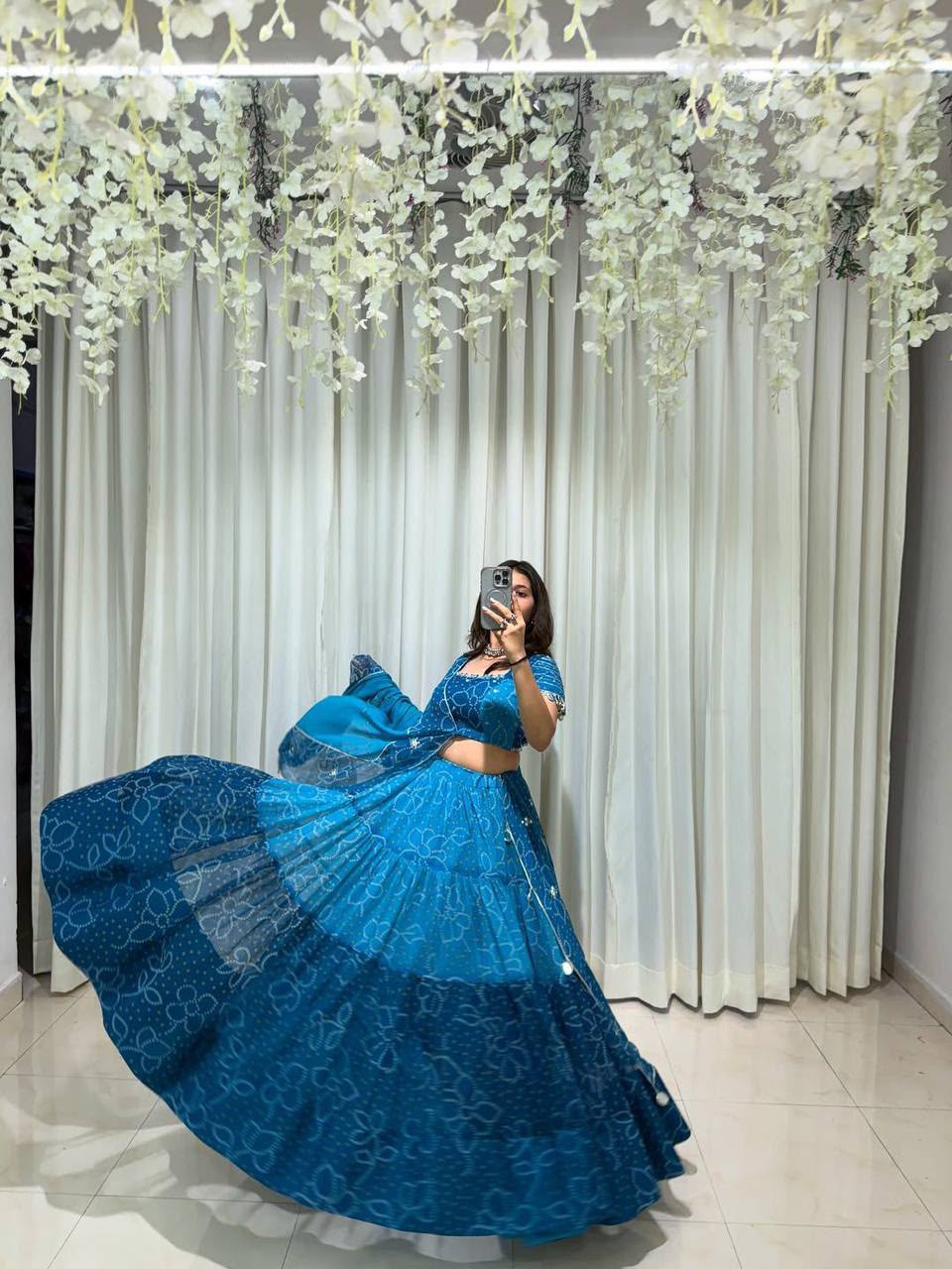 Kundan Kalash Navratri Lehenga Choli
