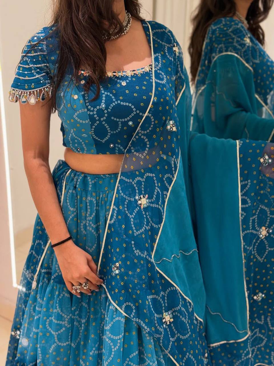 Kundan Kalash Navratri Lehenga Choli