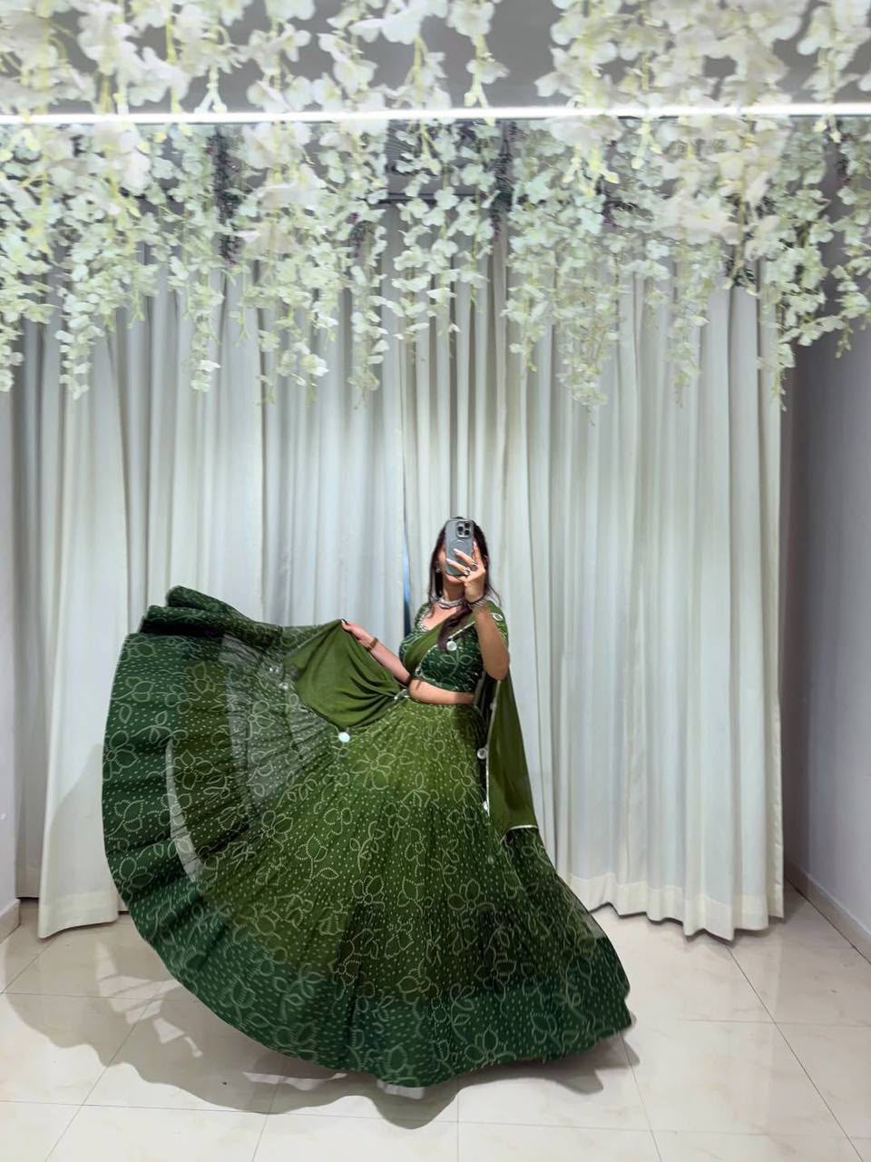 Kundan Kalash Navratri Lehenga Choli